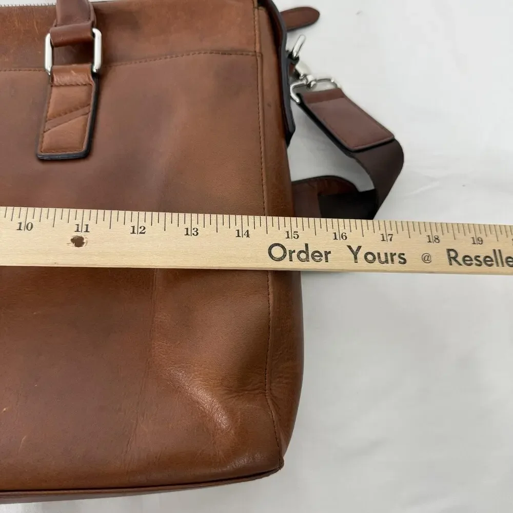Banuce leather briefcase